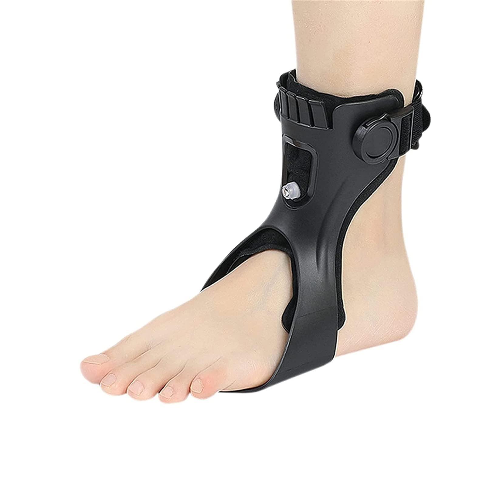 ECHBH Drop Foot Brace Orthosis, Medical Foot Up Ankle Foot Orthosis Support with Inflatable Airbag for Hemiplegia Stroke Shoes Walking Foot Stabilizer, Ankle Brace Support