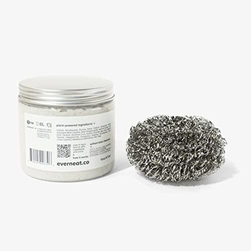 Everneat Everneat Oven Scrub (16oz): Natural Oven Cleaner and Kitchen Cleaner | Heavy Duty Oven Cleaner & Oven Rack Cleaner Kit | Fume-free & Safe to Clean All Ovens (Unscented)