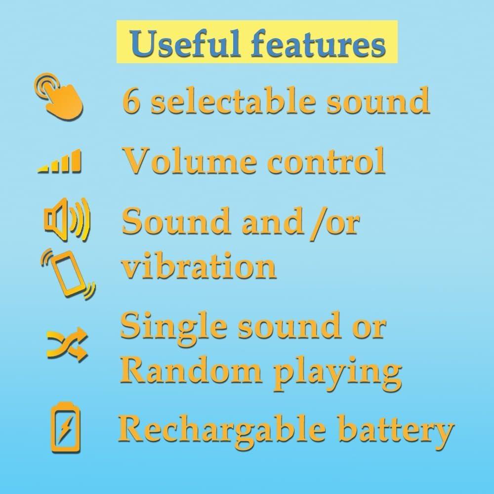 DRYEASY DryEasy Pro Wireless Bedwetting Alarm with New Improved Sensor, 6 Selectable Sounds, Volume Control, Strong Vibration and Compact Design for Overcoming Bedwetting