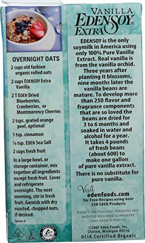 Eden Eden Foods Organic Edensoy Extra Vanilla Soymilk, 32 Ounce