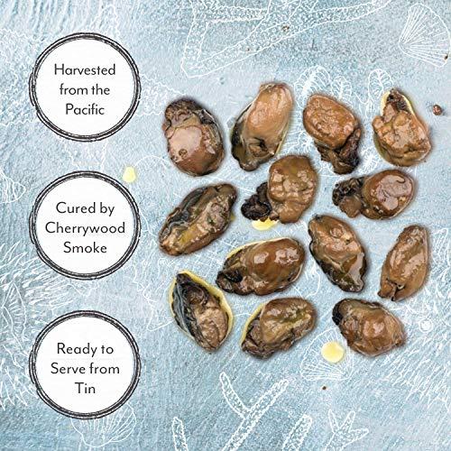 Roland Foods Roland Foods Premium Naturally Smoked Medium Oysters in Oil, Wild Caught, 3 Ounce, Pack of 1