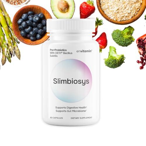 envitamin envitamin Slimbiosys Ultra Probiotic Capsule - Pre & Probiotics for Women & Men - Support Your Microbiome