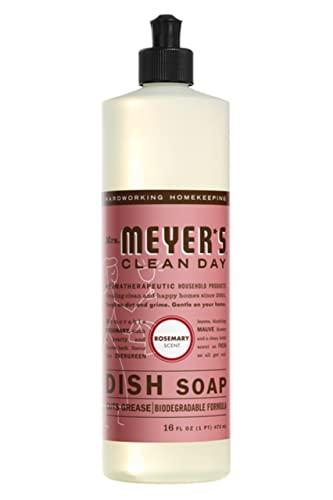 Dish soap Dish soap MRS. MEYER\'S CLEAN DAY Variety Pack, 16 Oz. Includes 6 Scents (Lemon Verbena, Lavender, Basil, Rosemary, Honeysuckle, Peony Scents) Bundle of 6 Items