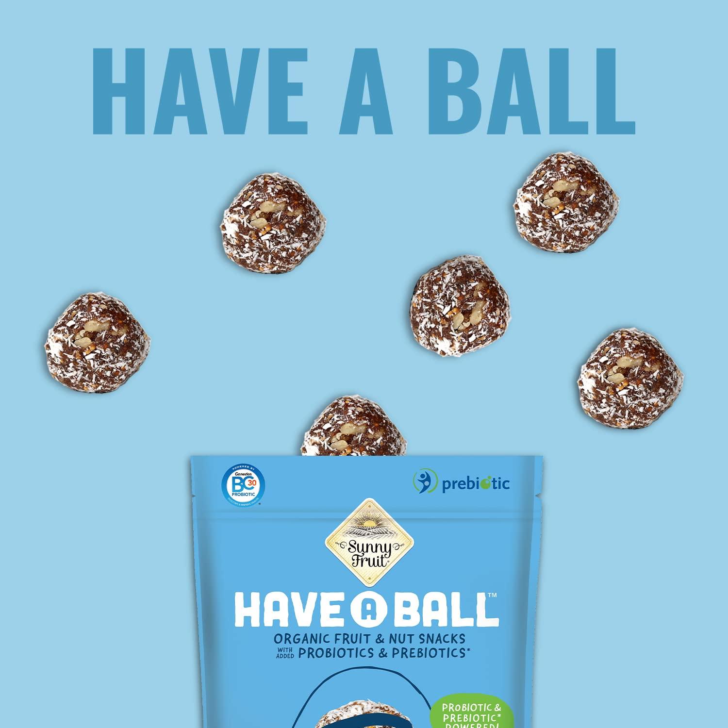 SUNNY FRUIT Sunny Fruit 100% RAW Fruit & Nut Snacks, Fig & Walnut, 1-Pack (9 Balls Per Bag) | Healthy, Convenient, On-the-Go Energy Balls | ORGANIC, VEGAN, GLUTEN-FREE, KOSHER, NO ADDED SUGAR