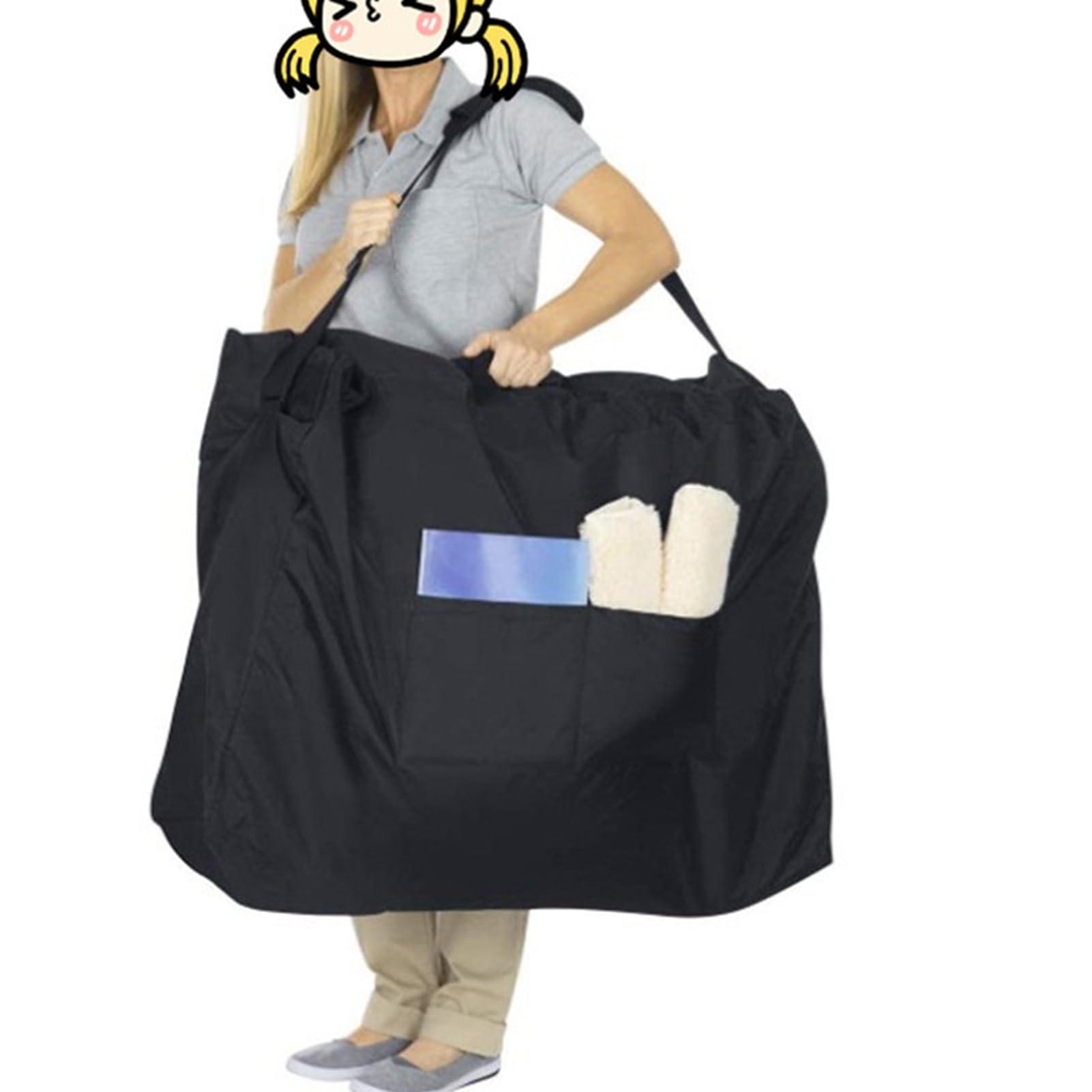 PenRux PenRux Rollator Travel Bag, Waterproof Wheelchair Bag for Folding Walker Large Capacity Oxford Cloth Wheelchair Transport Bag, 45.3x31.5x15.7inch