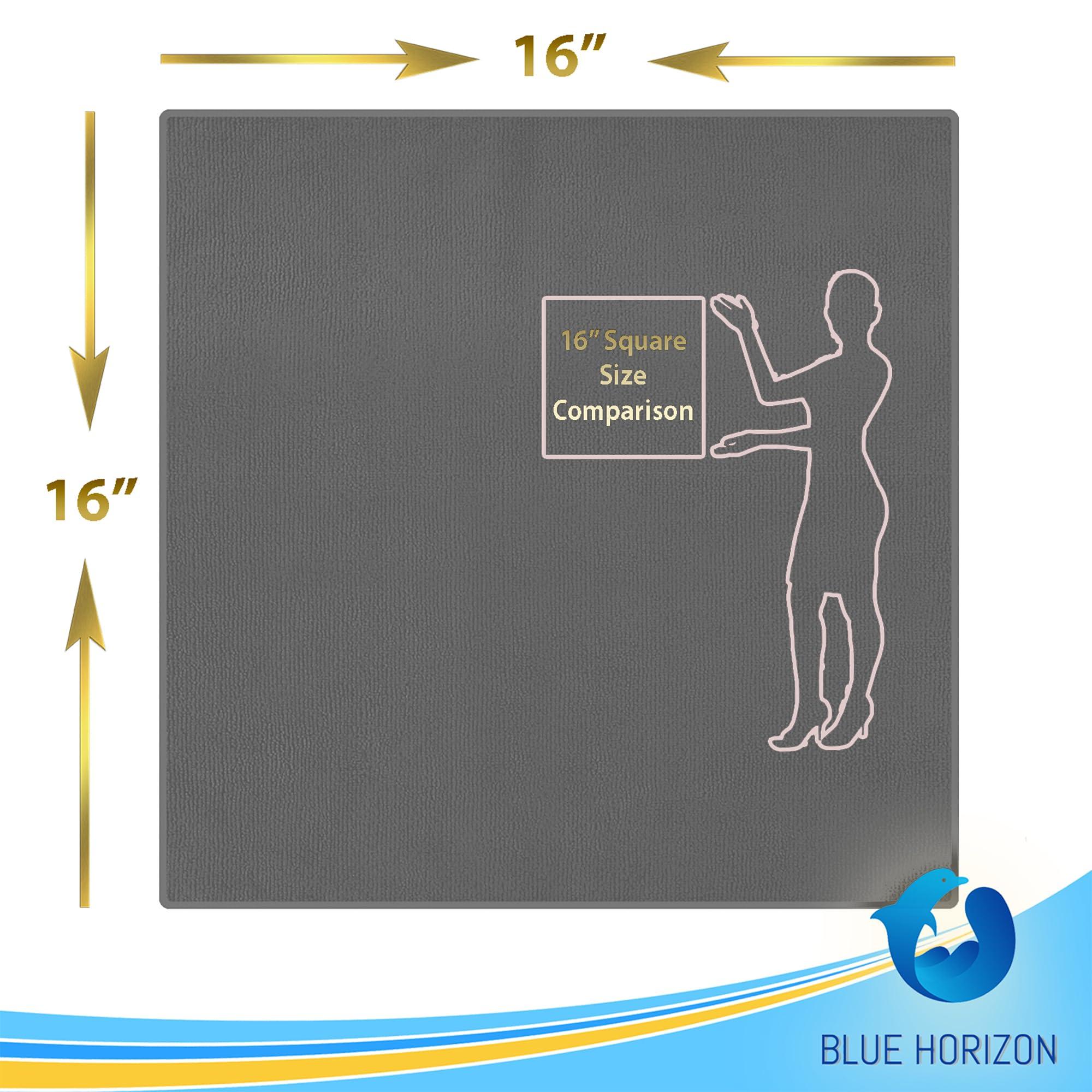 Blue Horizon Blue Horizon Microfiber Cleaning Towels High Plush All Purpose Cleaning Rags 12-Pack 16x16 for Professional Polishing Waxing Removal as Car Auto Detailing Washcloths