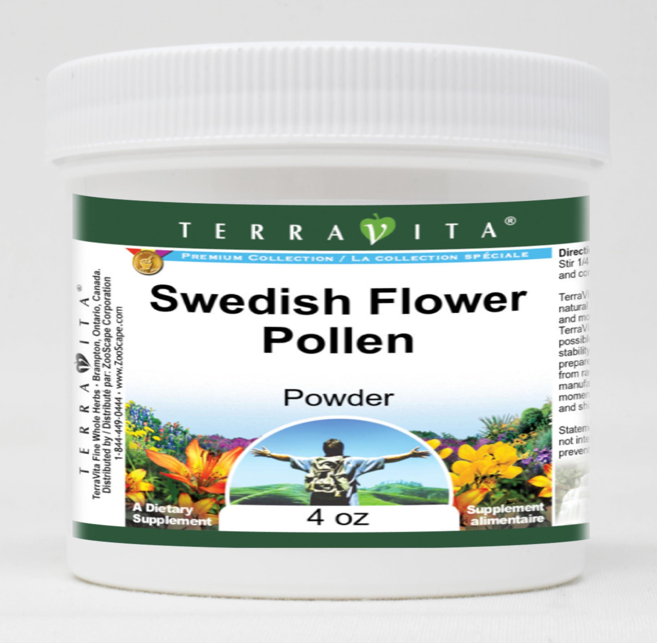 TerraVita Swedish Flower Pollen Powder (4 oz, ZIN: 521492) - 3 Pack