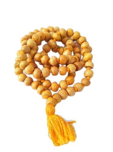 ISKCON Jagannath ISKCON Jagannath 108+1 Beads Polished Neem Japa Mala (Medium, Multicolour)