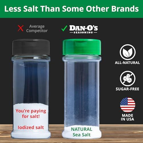 Dan-O's Dan-O\'s Original Seasoning - Great on Chicken, Meats, Veggies - All-Purpose, All-natural, Sugar Free, Zero Calorie, Savory Seasoning for Cooking Anything, marinade, rub, dips - Large bottle (20oz)