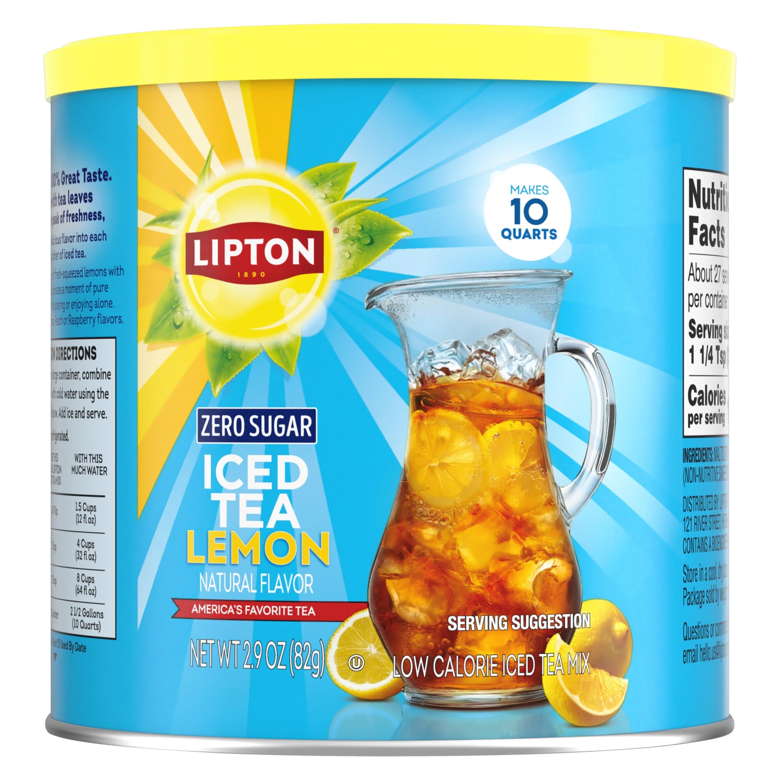 Lipton Lipton Diet Iced Tea, Lemon Iced Tea, Sugar-Free, 5.9 Ounces