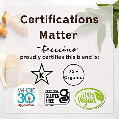 Teeccino Teeccino Dandelion Mocha Herbal Coffee - Caffeine-Free Coffee Alternative with Prebiotics, Gluten Free, Acid Free - Medium Roast, 10 oz