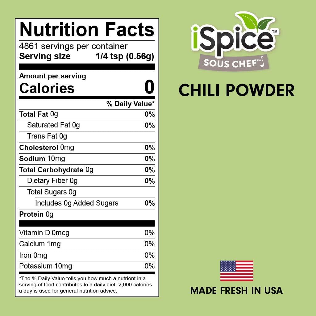 iSpice iSpice - Rich Dark Chili Powder 6.6 oz (188g)