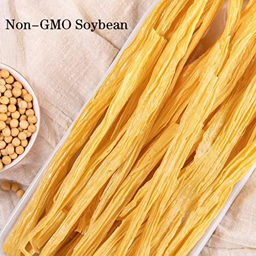 JTEDZI JTEDZI Dried Bean Curd Stick, 17.63oz(500g) Dried Beancurd Sticks, ??, Non-GMO Asian Dried Tofu Skin Yuba, Good Source of Protein, Great Gourmet Gift, for Stir-fry, Hot Pot, Cold Salad