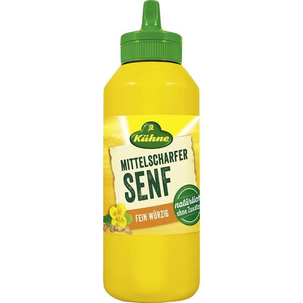 Unilever Deutschland GmbH Kühne - Mittelscharfer Senf - Medium Hot Mustard - 250 ml - Germany