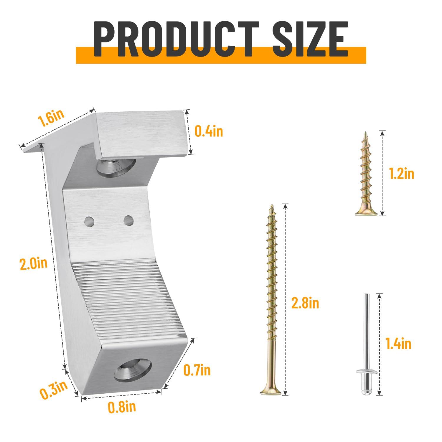 Venussar Venussar Squeaky Floor Repair Kit - Pack of 12 Aluminum Alloy Floor Repair Tool, Wood Floor Repair Kit for Eliminating Squeaky Floor Sounds