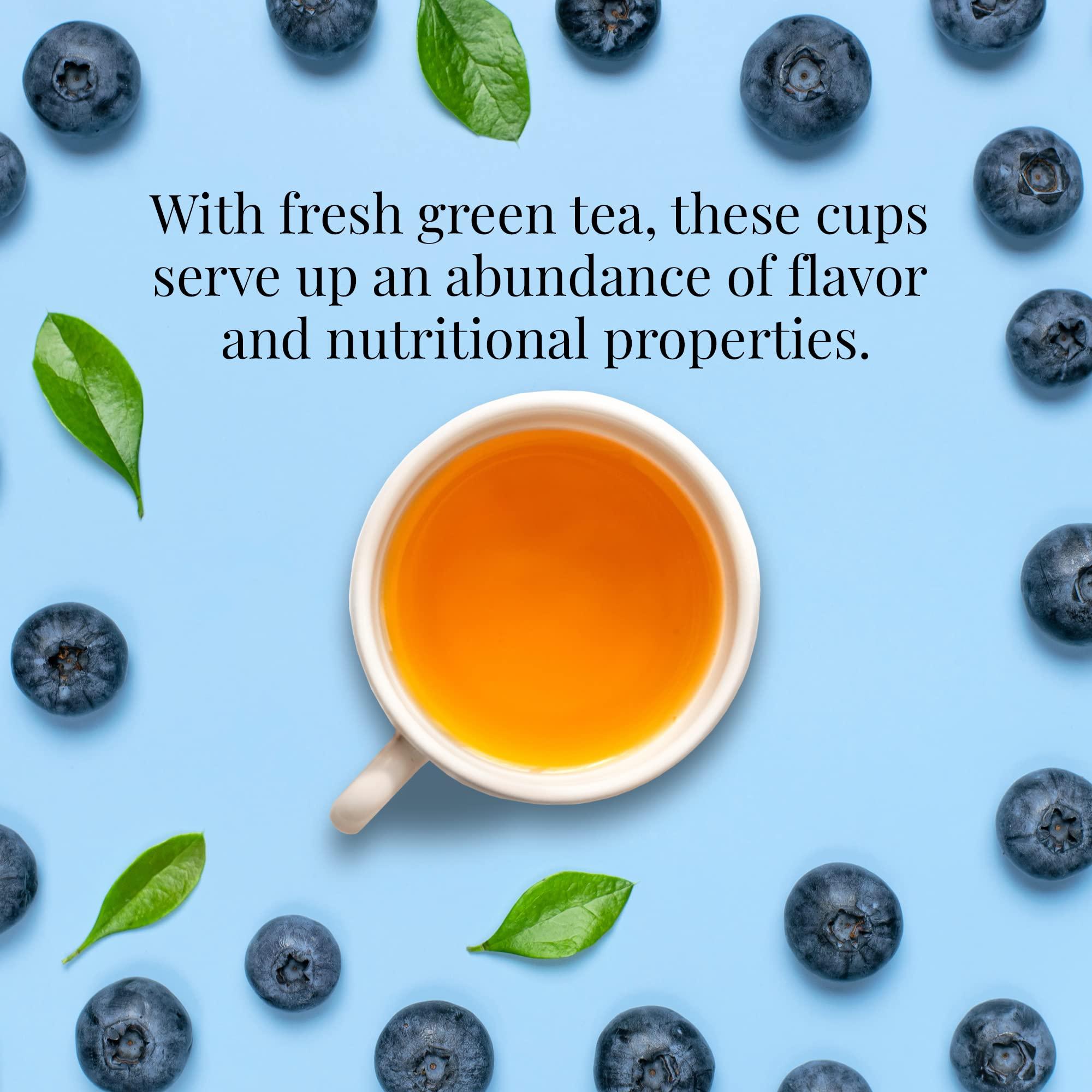 The Republic of Tea The Republic of Tea Organic Blueberry Green Superfruit Tea, 50 Tea Bag Tin