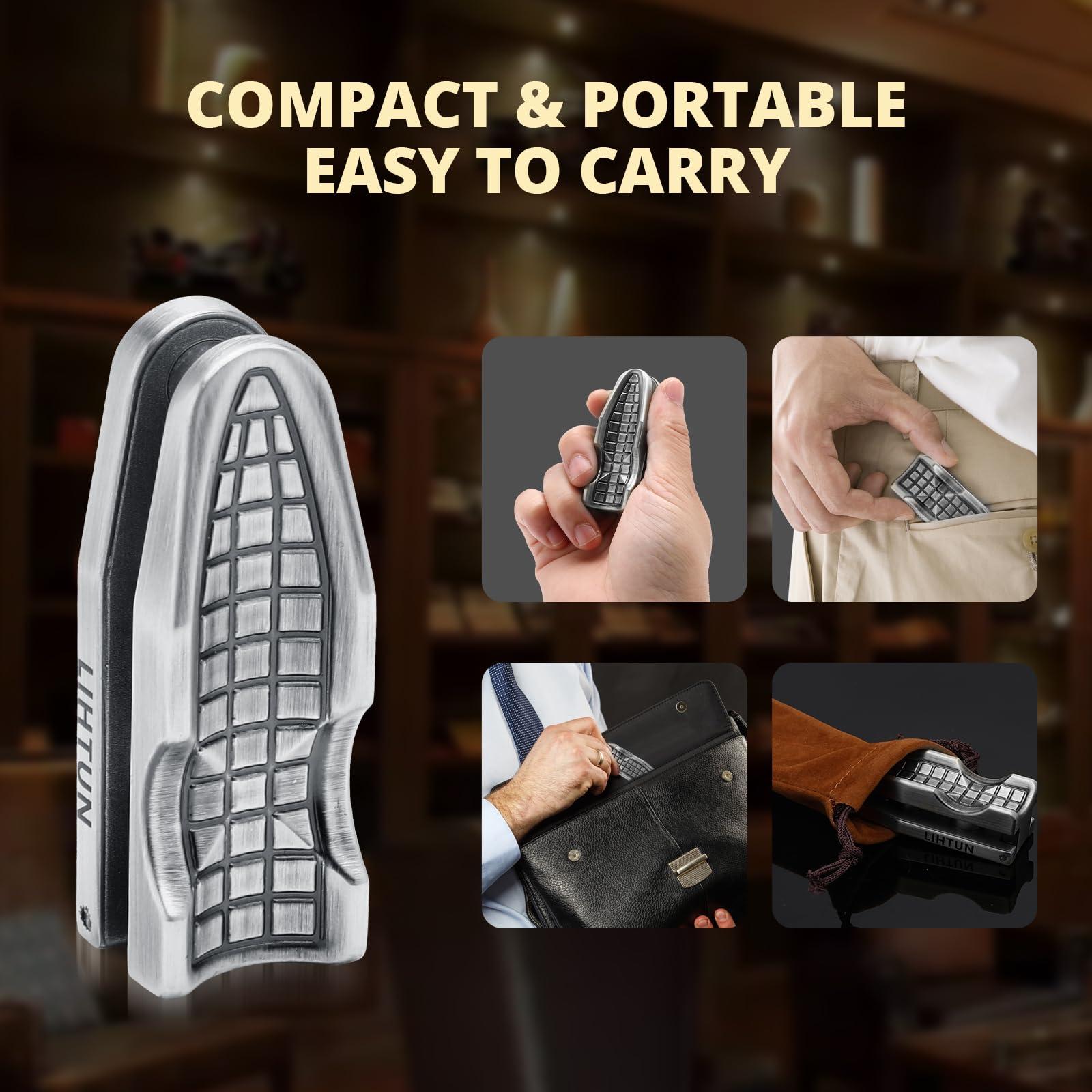 FANKAI FANKAI Cigar Punch and Stand Set, Triple-Punch Cutter,Dual Holders, 20-25-30 Ring Guage, Hole Opener with Portable Bag, Multifunctional Puncher Tool