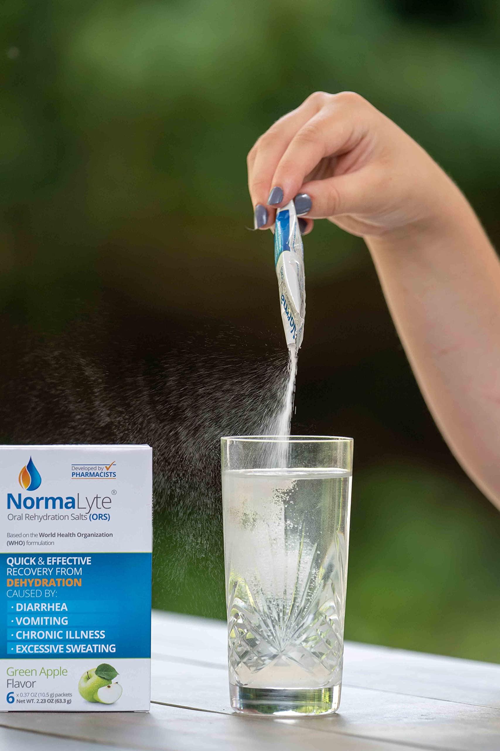 NormaLyte NormaLyte Oral Rehydration Salts- Pack of 6 (Orange) | Electrolytes, Energy Supplements, Electrolytes Packets, Hydration Sachet, Potassium Supplement, Vegan, Dehydration Recovery