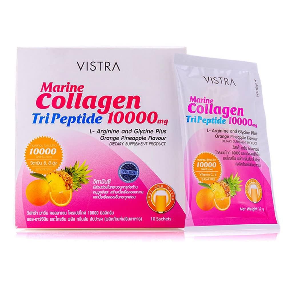 Vistra Vistra Collagen 10,000 mg.(Orange+Pineapple)