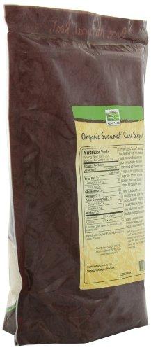 Now Foods NOW Foods Sucanat, Organic Cane sugar, 32-Ounce (Pack of 4)