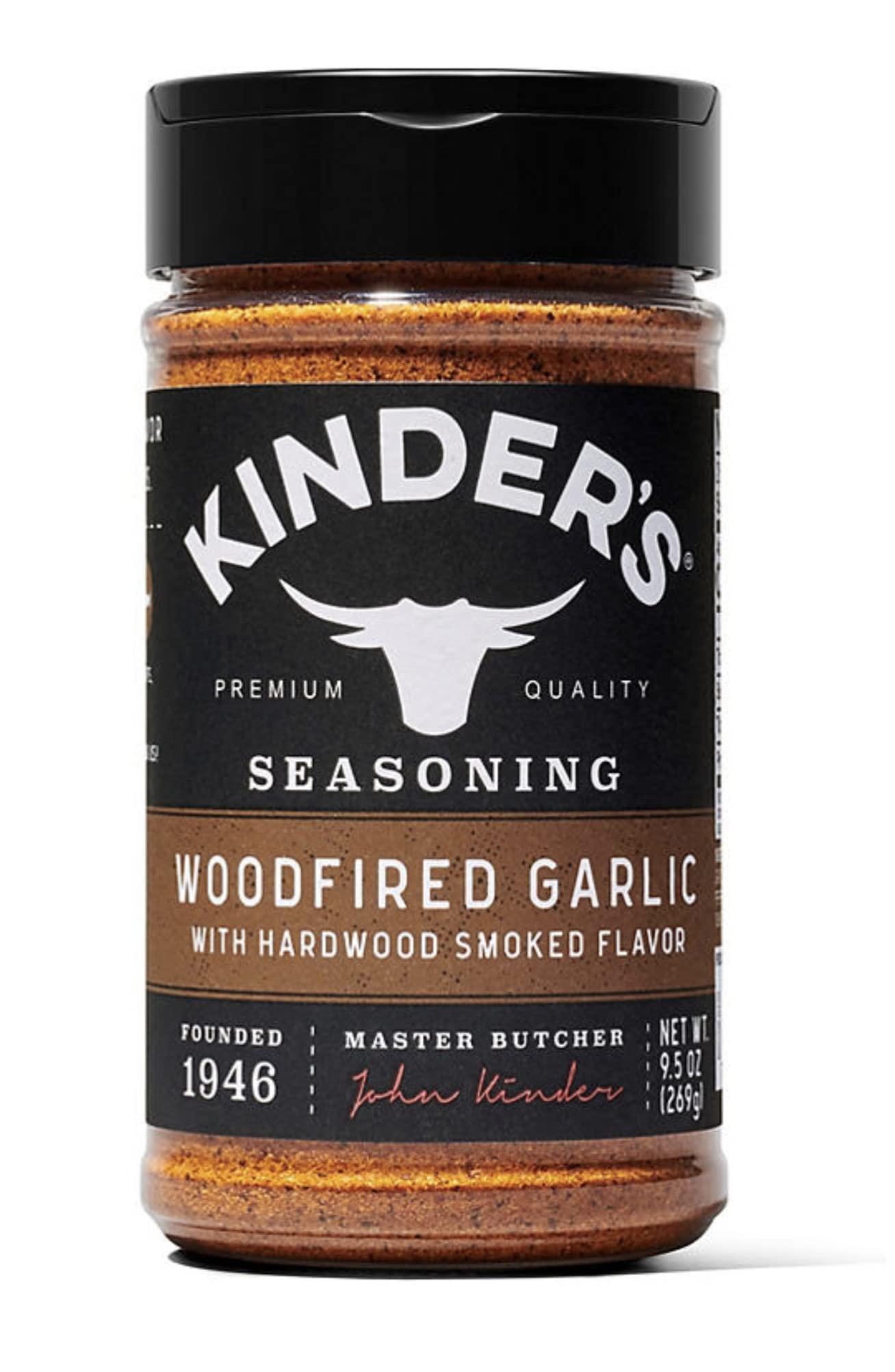 Kinder's KINDER'S Woodfired Garlic Rub (9.5 oz.), Brown