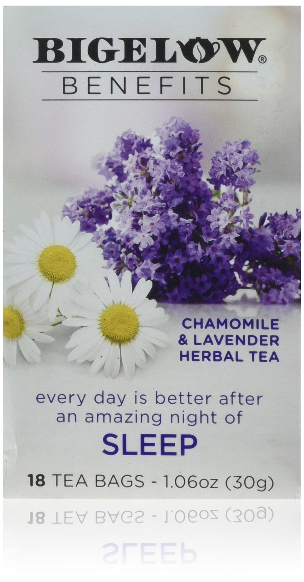 Bigelow Tea Bigelow Benefits Sleep Chamomile & Lavender Herbal Tea, 18 ct