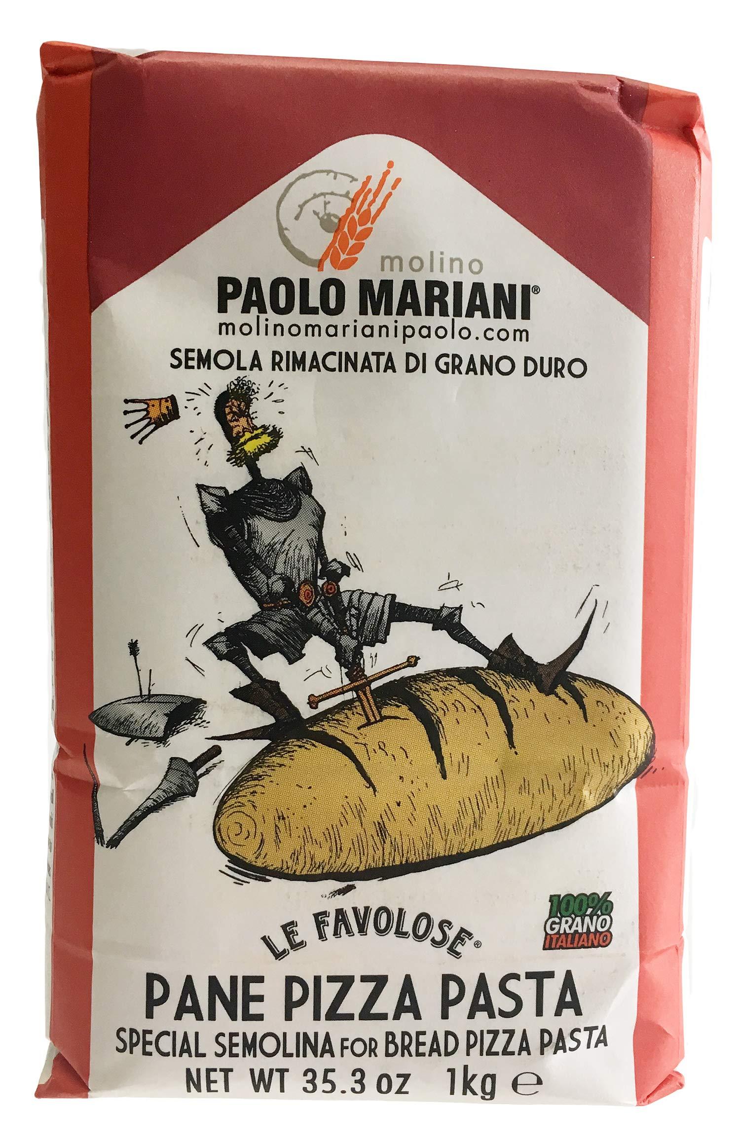 Molino Paolo Mariani Paolo Mariani Durum Wheat Semolina Flour for Bread, Pizza and Pasta 2.2 Lbs