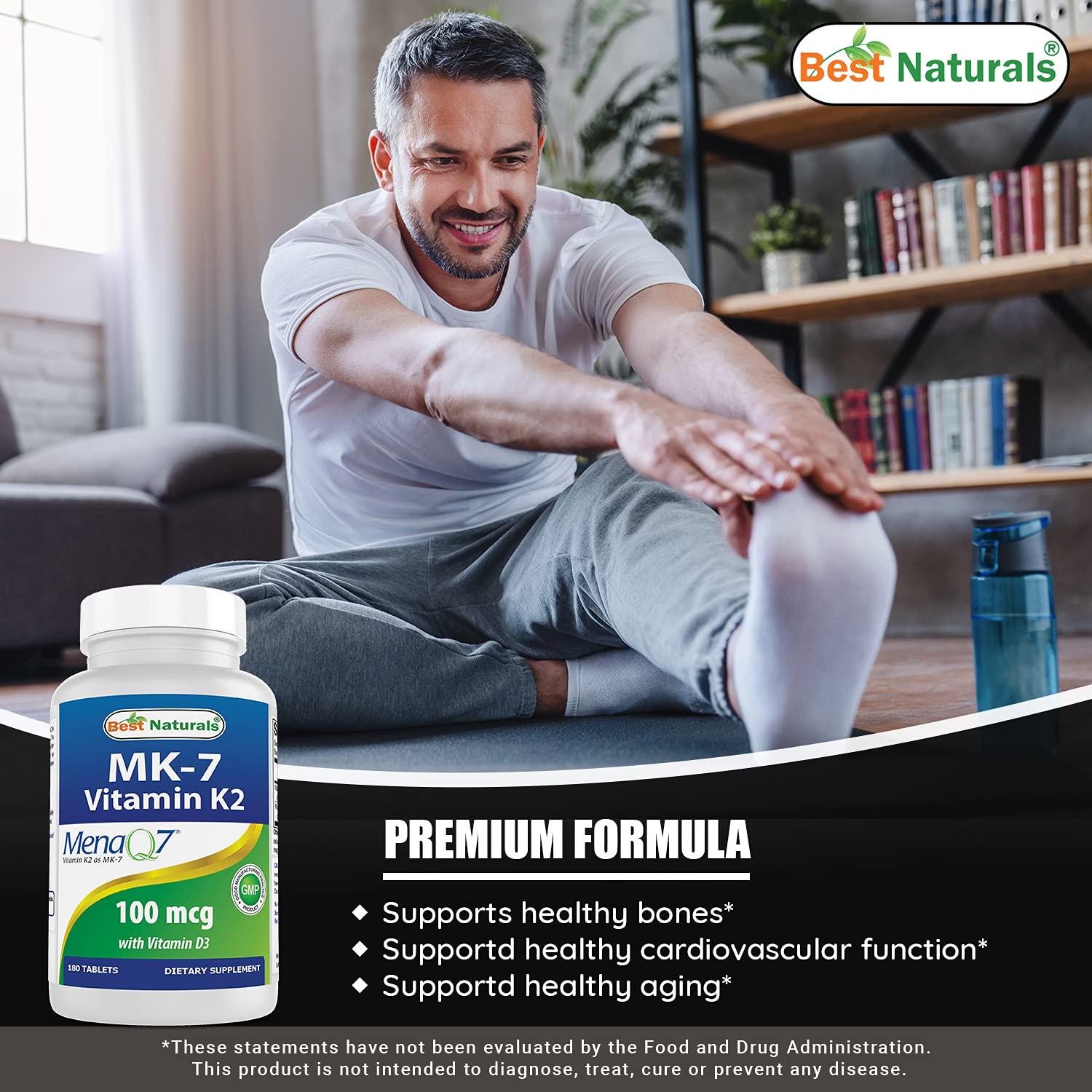 Best Naturals Best Naturals IP-6 510 mg & Vitamin K2 (MK7) with D3