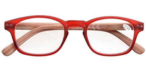 Eyekepper Eyekepper Bamboo Pattern Arms Reading Glasses-5 Pack Include Reading Sunglasses for Women Men Reading,+3.50 Reader Eyeglasses