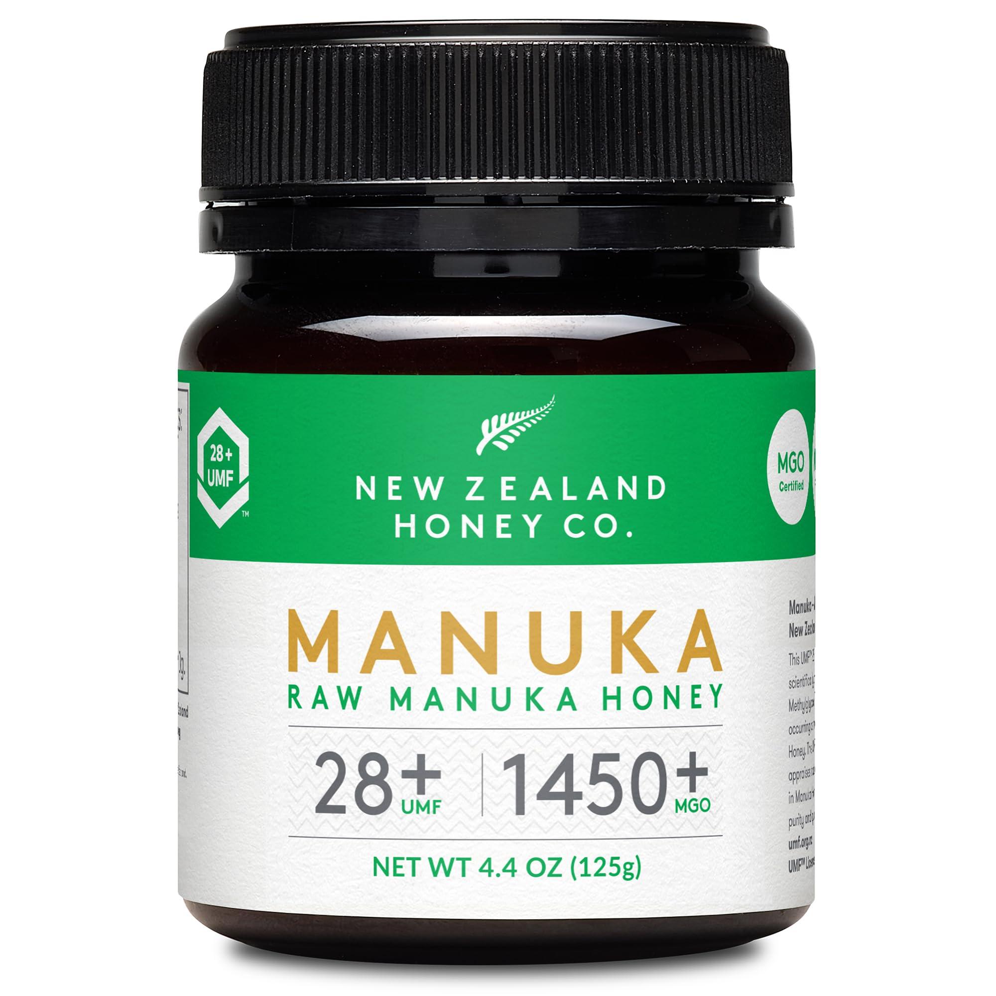 NEW ZEALAND HONEY CO New Zealand Honey Co. Raw Manuka Honey UMF 28+ | MGO 1450+, UMF Certified / 4.4oz