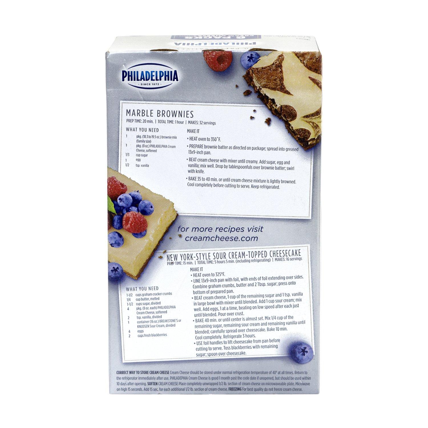 Kraft Kraft Philadelphia Cream Cheese (8 oz. pkg., 6 ct.)