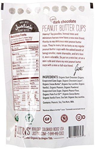 Justin's Justin's, Mini Dark Chocolate Peanut Butter Cups, 4.7 oz