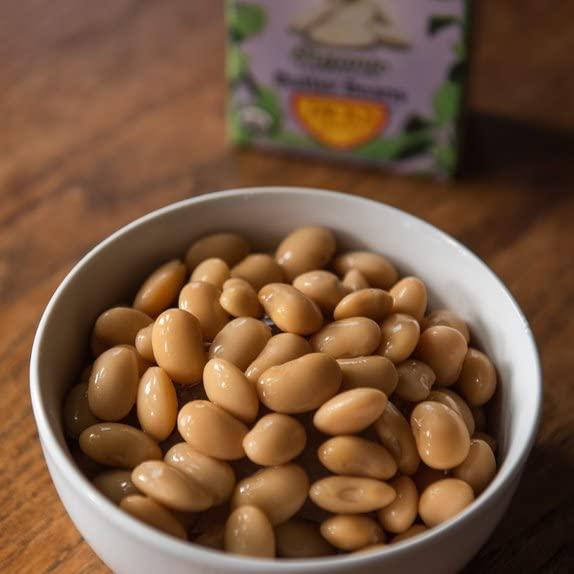 Jack's Quality Jack's Beans Jack’s | Organic White Butter Beans 13.4 oz. | Filled with Protein & Fiber, Low Sodium & Non-GMO | (8 PACK)