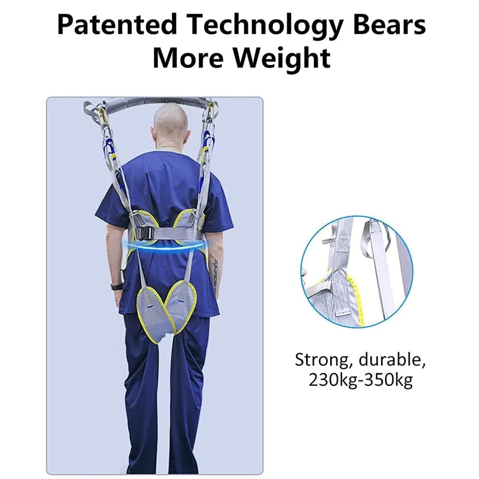 MHOZLHY MHOZLHY Patient Lift Slings Belt, Standing Walking Aids Moving Assist Hoist Gait Walking Straps Harness Medical Full Body Strap Belt Supports Leg Trainers
