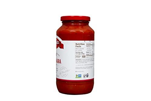 Mezzetta Mezzetta Family Recipes Marinara Sauce | Vegan, Non-GMO, Gluten Free, Preservative Free, Keto | 24.5 Ounce Jar (Pack of 2)