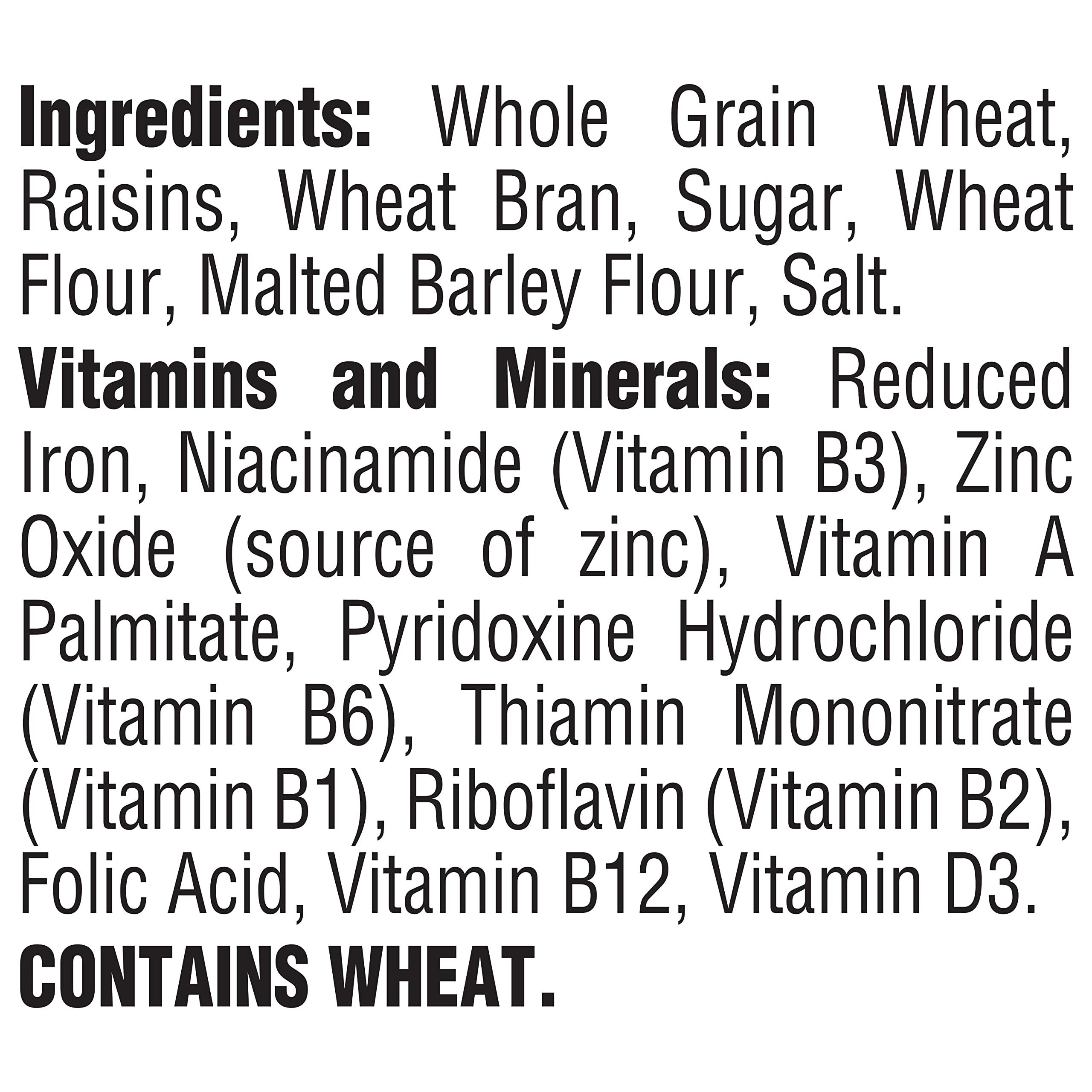 Post Post Raisin Bran, Whole Grain Wheat & Bran Breakfast Cereal, Kosher, 16.6 Ounce