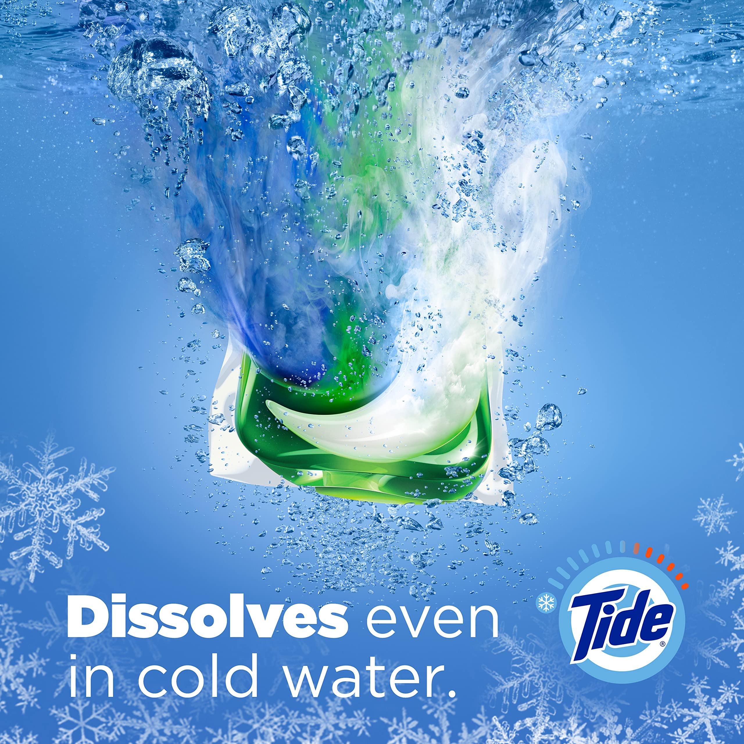 Tide Tide PODS Liquid Laundry Detergent Soap Pacs, HE Compatible, 57 Count, Powerful 3-in-1 Clean in one Step, Original Scent