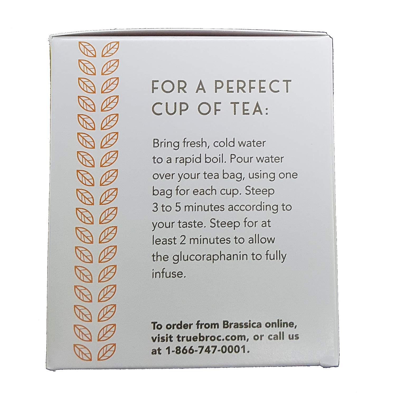 Brassica Tea Brassica DECAF. Green W/Lemon Tea W/sgs~ 6 Boxes (96 Tea Bags)