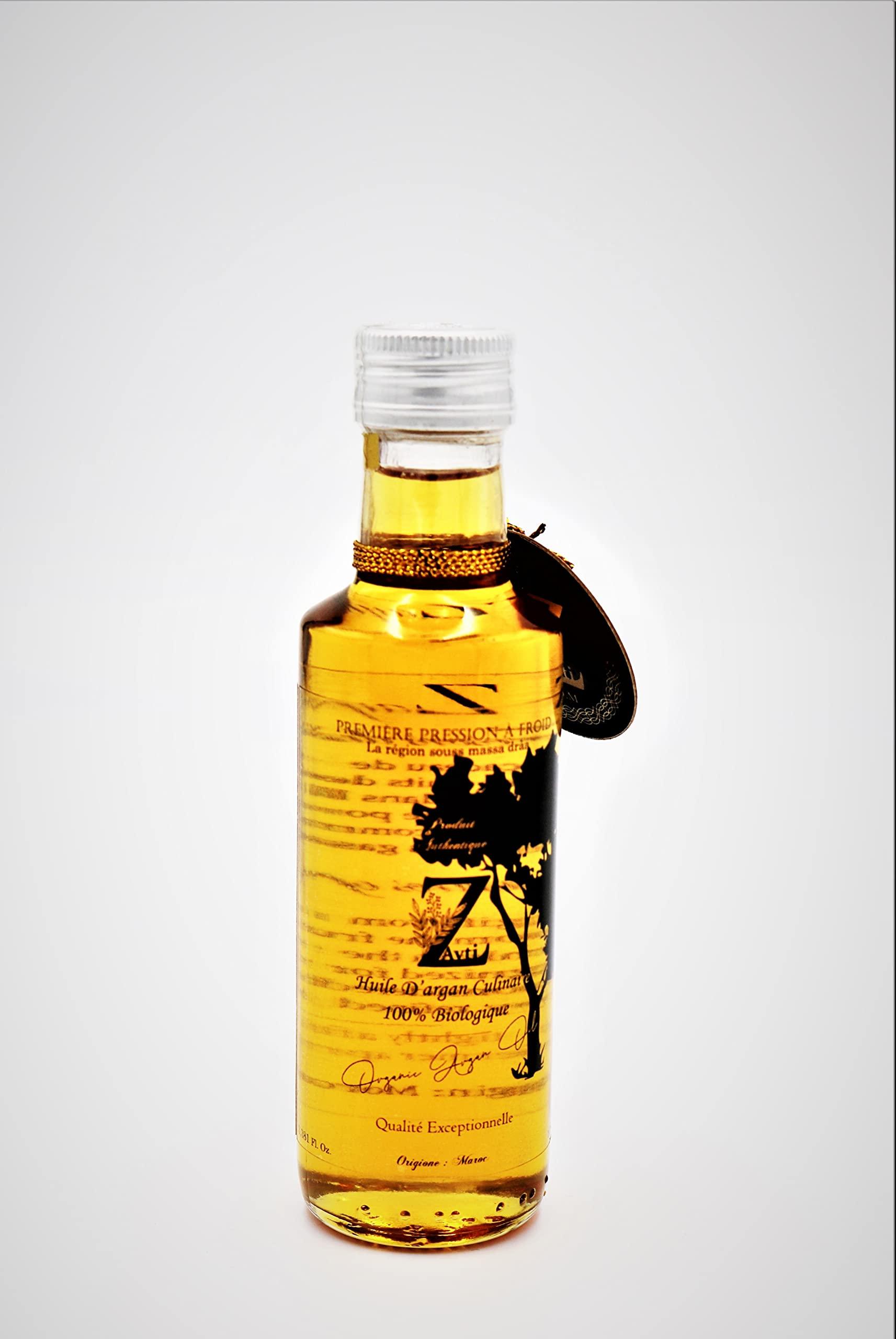 Zayti Edible ARGAN Oil from MOROCCO 100% Organic (100ML)