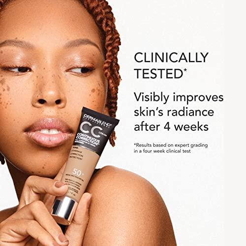 Dermablend Dermablend Continuous Correctionâ„¢ Tone-Evening CC Cream Foundation SPF 50+, Full Coverage Foundation Makeup & Color Corrector, Non-Comedogenic , 1 Fl Oz (Pack of 1)