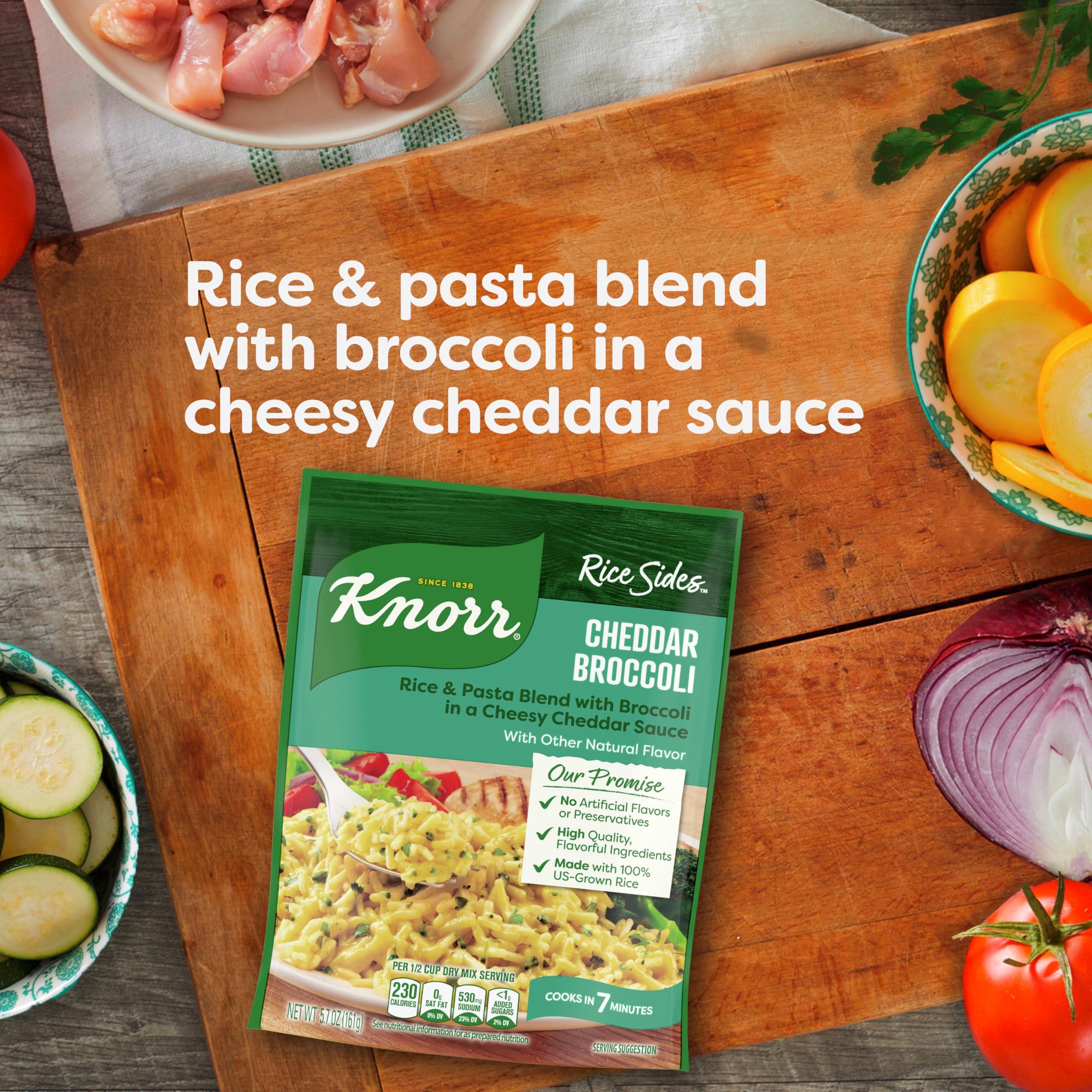 Knorr Knorr Rice Sides Cheddar Broccoli Rice For a Tasty Rice Side Dish No Artificial Flavors or Preservatives 5.7 oz
