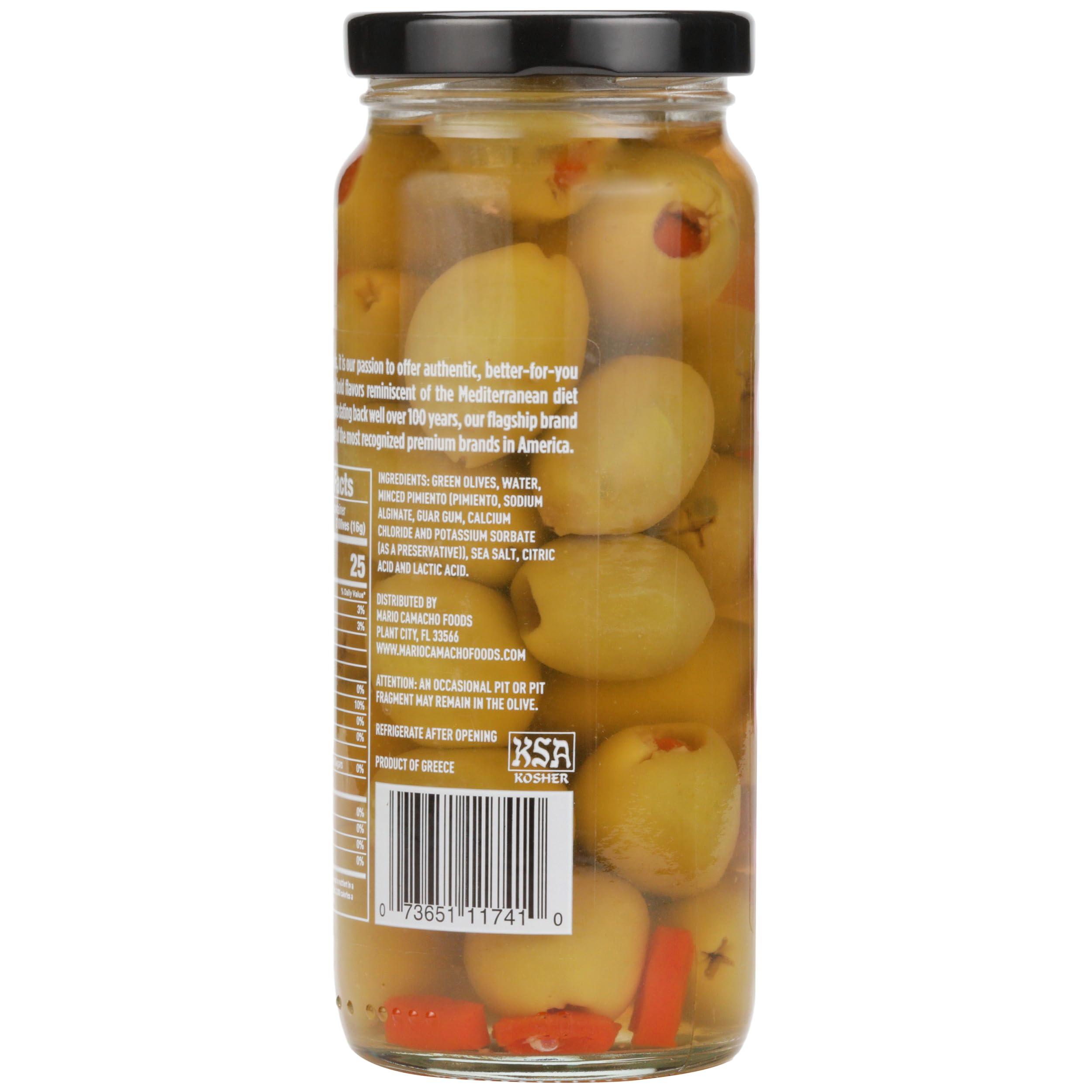 Mario Camacho Mario Camacho Foods Queen Olives Stuffed with Minced Pimiento, 7 Ounce