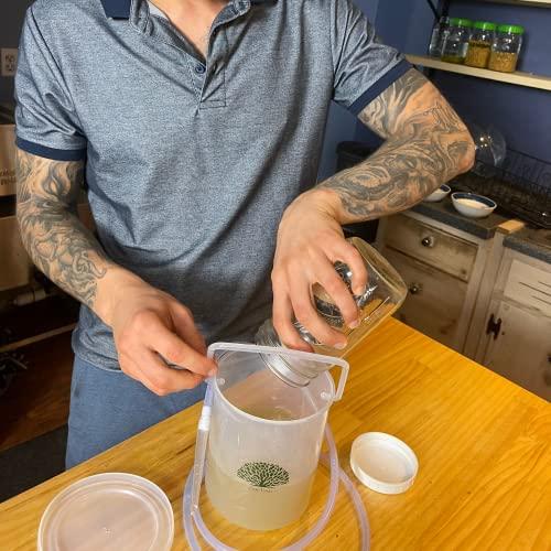 Cor-Vital Cor-Vital Try It Now Coffee Enema Kit For Colon Cleansing With 1/2 LB Enema Coffee - Enema Bucket Kit - Gerson Approved Home Enema Kit - Enema Coffee Organic - Therapy Roast Coffee Detox Cleanse