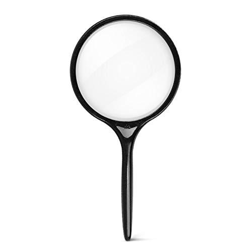 LUSTAR 10x Handheld Magnifying Glass Magnifier for Children and The Elderly for Reading Scientific Observation Daily Life