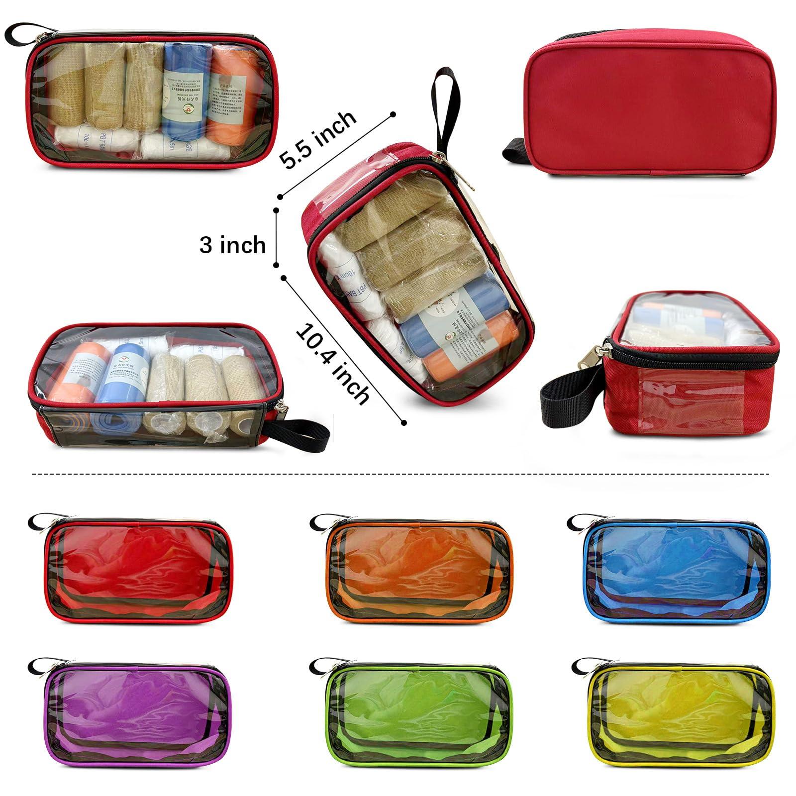 Gatycallaty Gatycallaty First Aid Backpack - Medical Evacuation Bag - Red Emergency Lifeguard Bag for Ems Emt First Responder Trauma (Red)