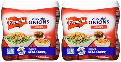 French's French's Original Crispy Fried Onions, Certified Kosher, Made in the USA, 6 oz (Pack of 2)