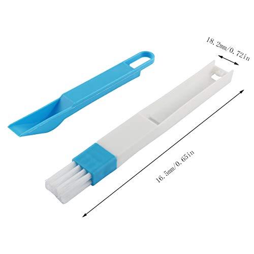 E-outstanding E-outstanding Window Groove Cleaning Brush 2PCS Window Track Door Groove Corner Detachable Brush with Dustpan Screen Keyboard Cleaner Cleaning Tools