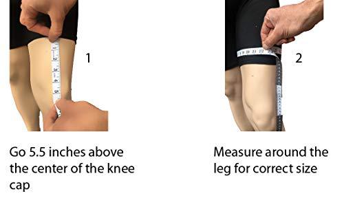 Alpha Medical Alpha Medical Dual Spiral Stay Knee Brace With Visco Patella Stabilizer (XXX-Large Beige)