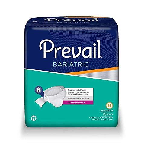 First Quality Prevail Bariatric Brief Size B Up to 100" (Case of 40)