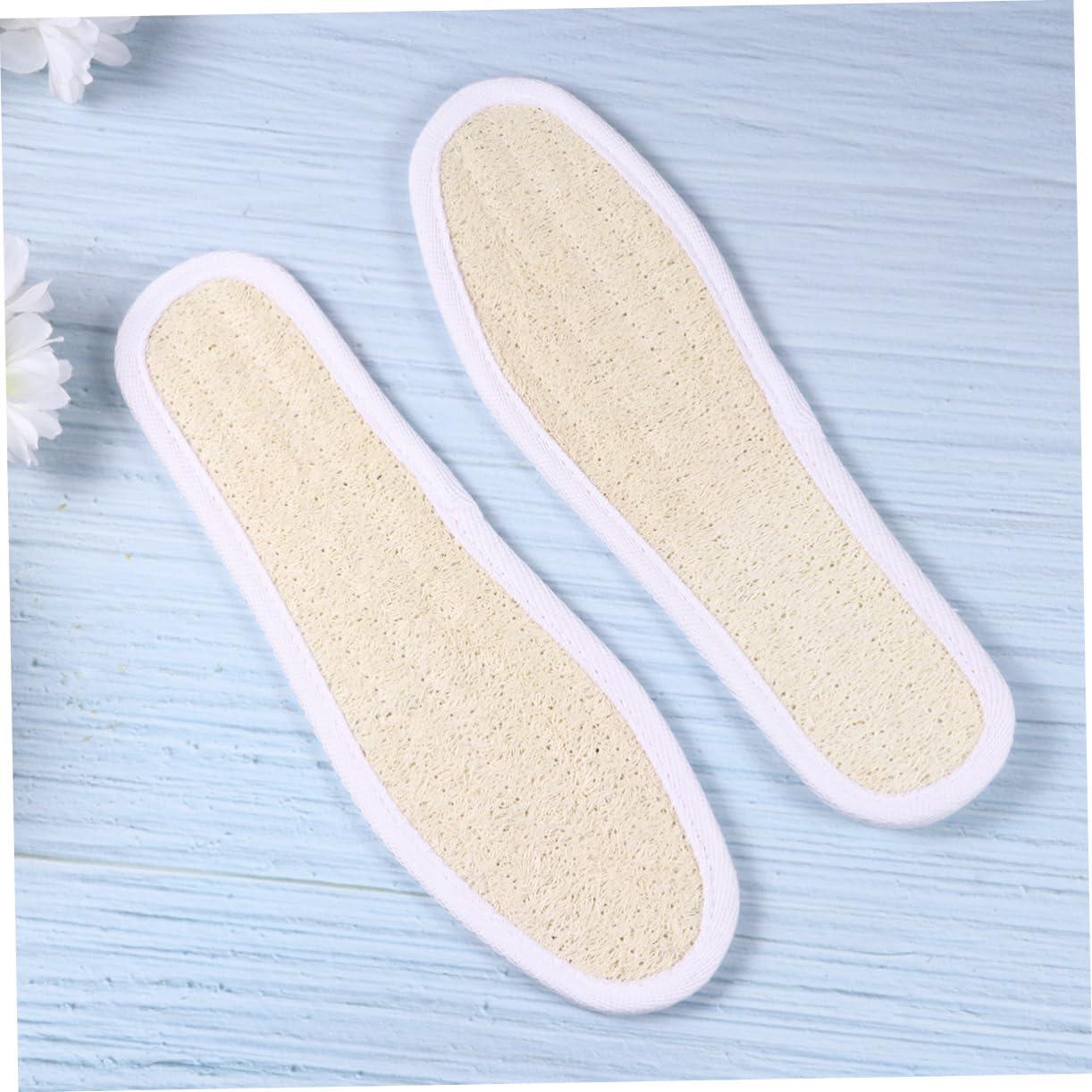 NOLITOY NOLITOY 2 Pairs Insole Sports Shoe Pad Boot Feet Shoe Inserts Plantar Sports Shoes Loofah Inserts Breathable Shoe Cutable Foot Inserts Loofah Shoe Pad Cushion Soles Sole of Foot